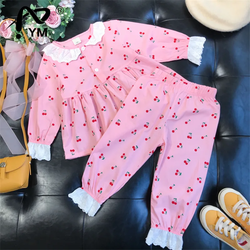 New Kids Girls Summer Pajamas Children Sleepwear Baby Pajamas Sets Girls Flower Lace Cotton Nightwear Clothes Kids Clothing 2-7Y
New Kids Girls Summer Pajamas Children Sleepwear Baby Pajamas Sets Girls Flower Lace Cotton Nightwear Clothes Kids Clothing 2-7Y