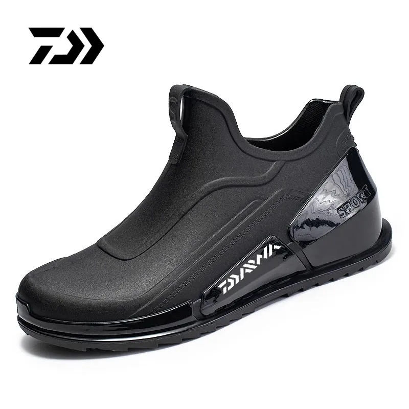 Daiwa Men's Fishing Rain Boots Outdoor Non-slip Waterproof Hiking Shoes Casual Rubber Sports Garden Sandals Work Beach Shoes
Daiwa Men's Fishing Rain Boots Outdoor Non-slip Waterproof Hiking Shoes Casual Rubber Sports Garden Sandals Work Beach Shoes
