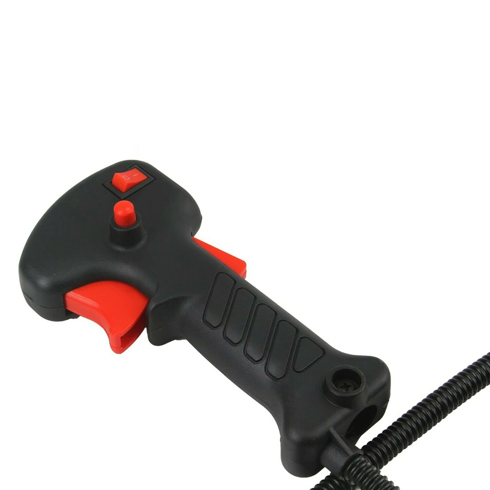 

Strimmer Trimmer Brush Cutter Brush Cutter Handle Switch For JOHN GARDENER GEKO Throttle Trigger Cable Garden Tool Parts