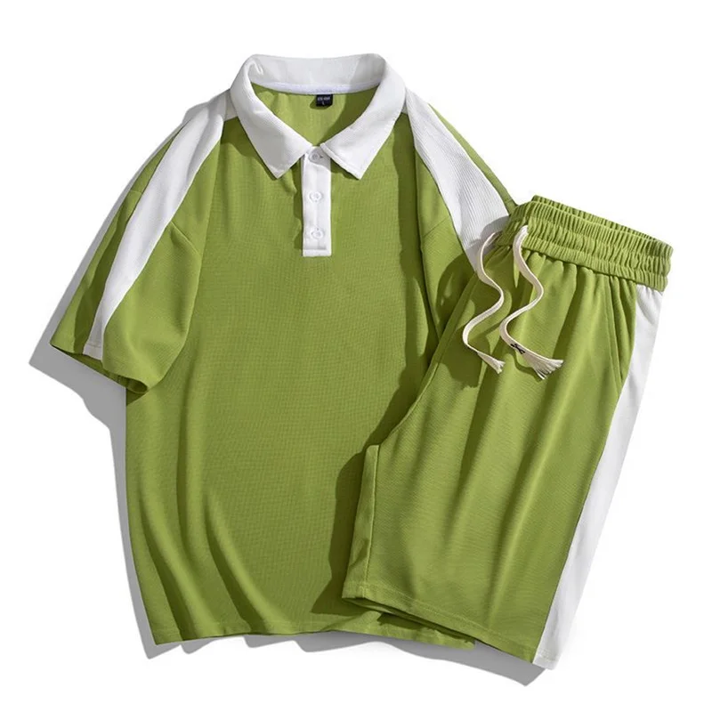 Men Sets Splicing Hip-hop Loose Streetwear O-neck Short Sleeve T Shirt & Drawstring Shorts 2PCS 2023 Men's Casual Suits Clothes
Men Sets Splicing Hip-hop Loose Streetwear O-neck Short Sleeve T Shirt & Drawstring Shorts 2PCS 2023 Men's Casual Suits Clothes