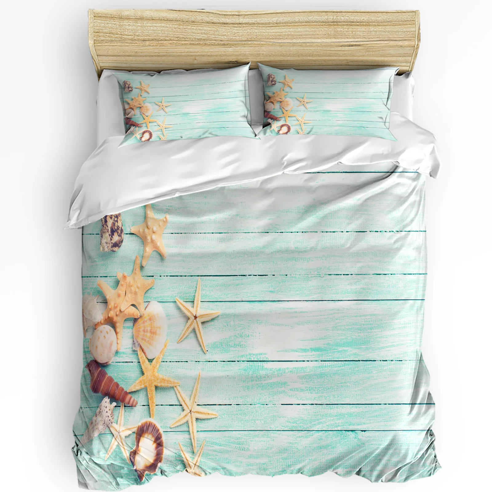 Shell Starfish Wooden Board Summer 3pcs Bedding Set For Bedroom Double Bed Home Textile Duvet Cover Quilt Cover Pillowcase
Shell Starfish Wooden Board Summer 3pcs Bedding Set For Bedroom Double Bed Home Textile Duvet Cover Quilt Cover Pillowcase
