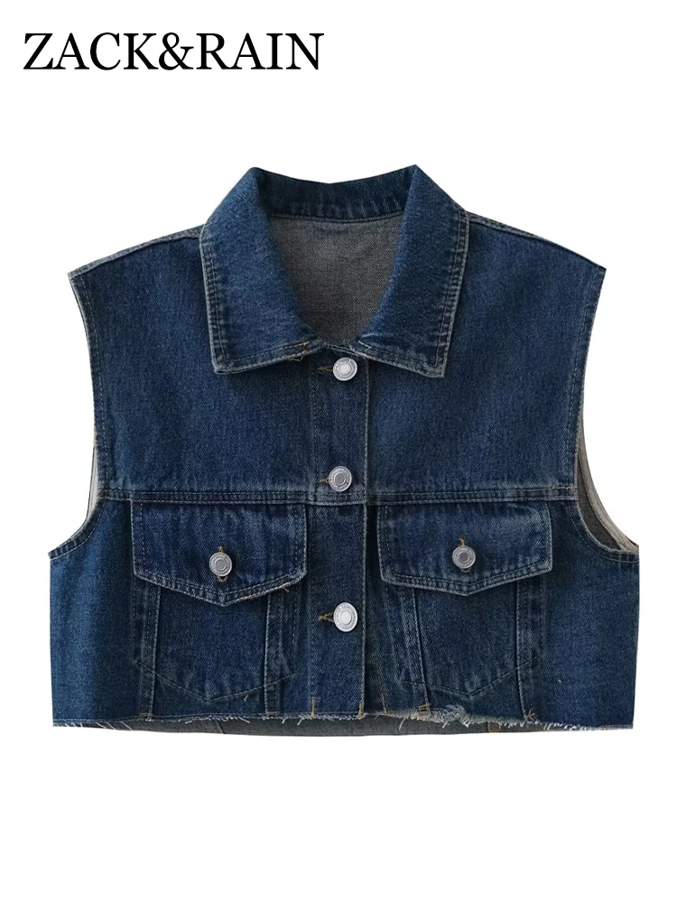 ZACK RAIN женский короткий джинсовый жилет без рукавов 2023 летний Дамский Ретро Модный однобортный Топ для отпуска женский шикарный топ
ZACK RAIN женский короткий джинсовый жилет без рукавов 2023 летний Дамский Ретро Модный однобортный Топ для отпуска женский шикарный топ