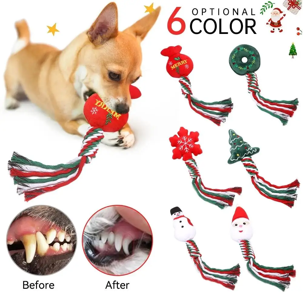 Pets Dog Toys Christmas Bite Toys Cane Cotton Ropes Knot Dogs Chew Interactive Molar Bite Toy Puppy Dog Accessories Pet Items
Pets Dog Toys Christmas Bite Toys Cane Cotton Ropes Knot Dogs Chew Interactive Molar Bite Toy Puppy Dog Accessories Pet Items