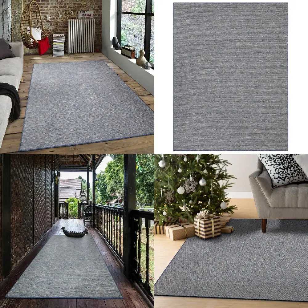Beautiful Reversible Non-Shedding 5'3" x 6'11" Sahara Blue Indoor/Outdoor Area Rug - Perfect for Any Room or Patio!
Beautiful Reversible Non-Shedding 5'3" x 6'11" Sahara Blue Indoor/Outdoor Area Rug - Perfect for Any Room or Patio!