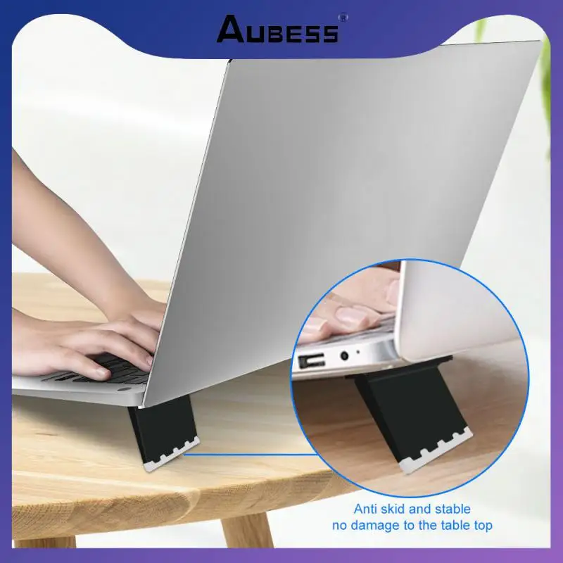 Light Computer Bracket Non-slip Folding Computer Cooling Holder Portable Heat Dissipation Bracket Abs Laptop Holder Black
Light Computer Bracket Non-slip Folding Computer Cooling Holder Portable Heat Dissipation Bracket Abs Laptop Holder Black