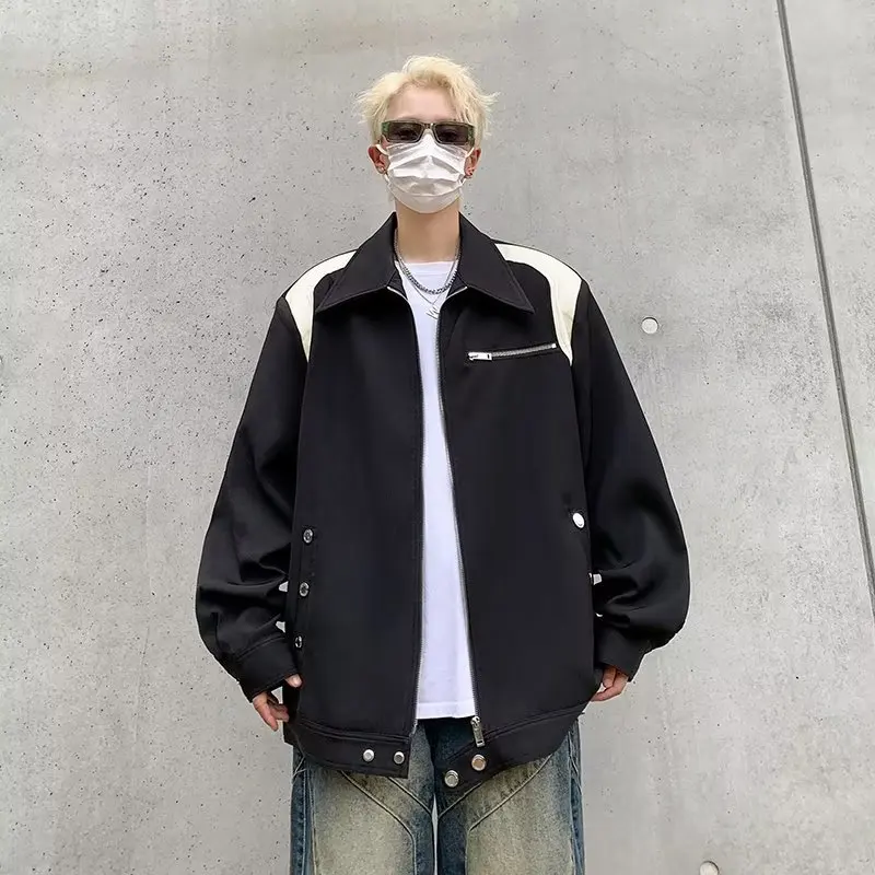 Мужская одежда, осеннее пальто для мужчин, повседневные куртки, рубашка Y2k Kanye, уличная одежда с отложным воротником, винтажный Топ в стиле Харадзюку с длинным рукавом
Мужская одежда, осеннее пальто для мужчин, повседневные куртки, рубашка Y2k Kanye, уличная одежда с отложным воротником, винтажный Топ в стиле Харадзюку с длинным рукавом