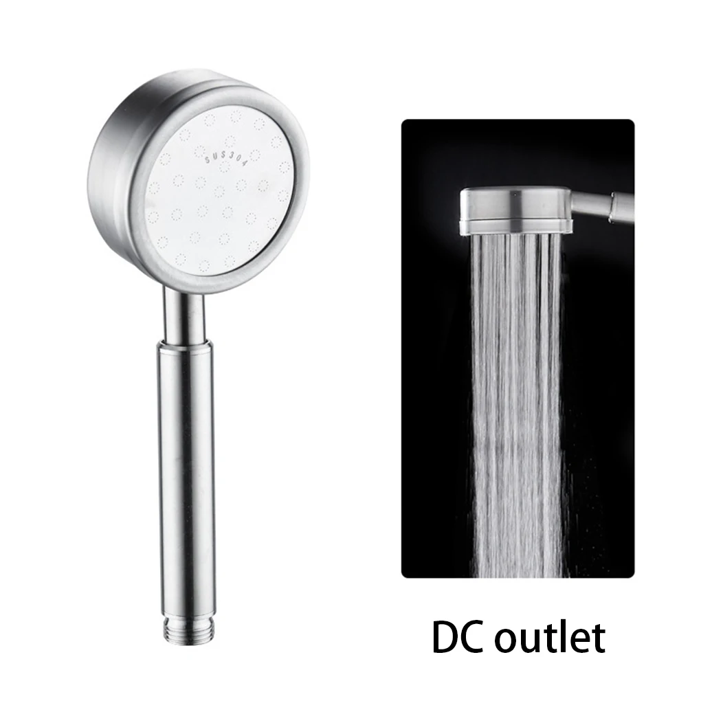 Boosted Handheld Shower Head Spray Nozzle Bathroom Showerhead Household Hotel Water Sprinkler Showering Supplies Silver
Boosted Handheld Shower Head Spray Nozzle Bathroom Showerhead Household Hotel Water Sprinkler Showering Supplies Silver