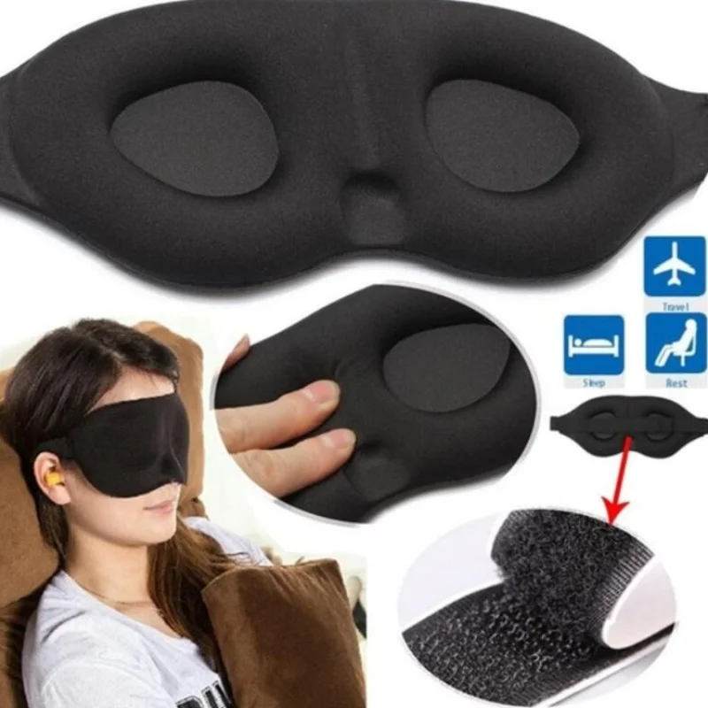 3D Sleeping Eye Mask Travel Rest Aid Eye Cover Patch Paded Soft Sleeping Mask Blindfold Eye Relax Massager
3D Sleeping Eye Mask Travel Rest Aid Eye Cover Patch Paded Soft Sleeping Mask Blindfold Eye Relax Massager