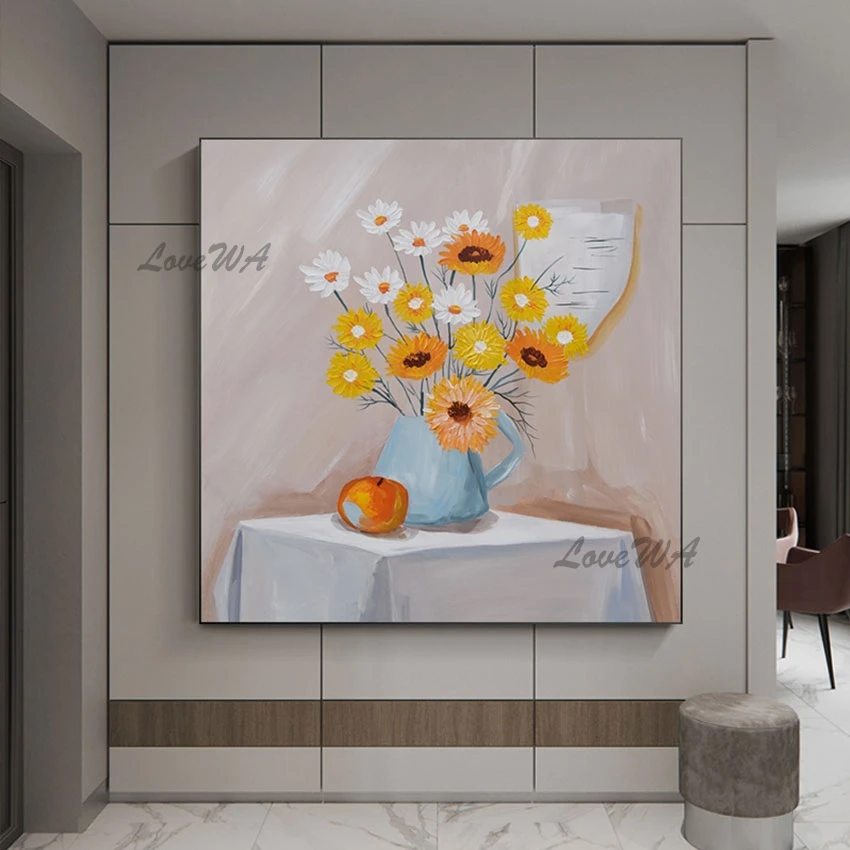 Новое поступление красивая абстрактная ваза цветок картина маслом современное искусство холст украшение для дома без рамки картина для го...
Новое поступление красивая абстрактная ваза цветок картина маслом современное искусство холст украшение для дома без рамки картина для го...