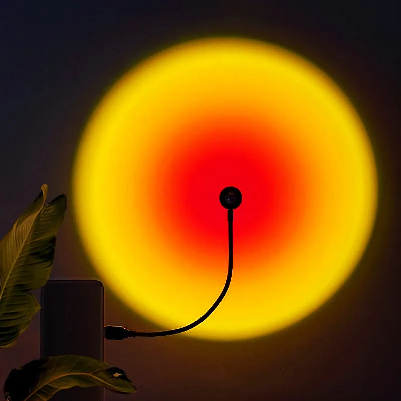 Sunset Lights USB Rainbow Projector Atmosphere Night Lights Home Decor Photography Lighting Cafe Wall Lights
Sunset Lights USB Rainbow Projector Atmosphere Night Lights Home Decor Photography Lighting Cafe Wall Lights