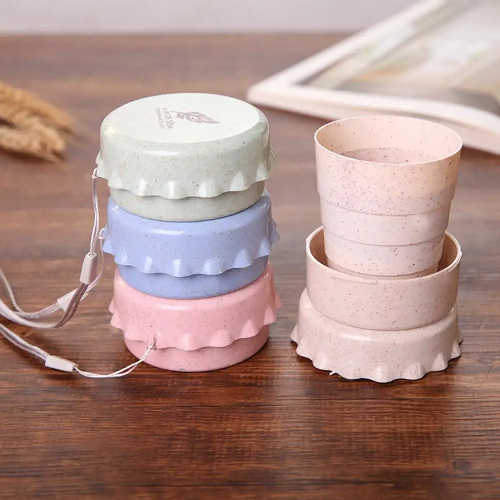 Straw Wheat Plastic Telescopic Cup Collapsible Portable Collapsible Folding Cup Mug Accessories for Outdoor Travel
Straw Wheat Plastic Telescopic Cup Collapsible Portable Collapsible Folding Cup Mug Accessories for Outdoor Travel