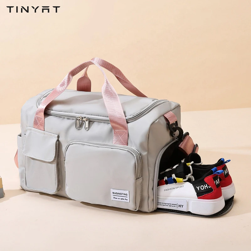 TINYAT Большая вместительная Женская дорожная сумка повседневная для путешествий