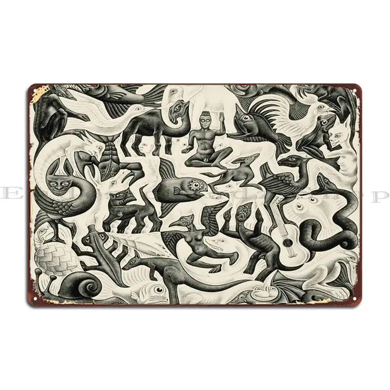 Металлический знак Escher Plane Fill Ii, индивидуальный дизайн гостиной, кухонный оловянный плакат
Металлический знак Escher Plane Fill Ii, индивидуальный дизайн гостиной, кухонный оловянный плакат