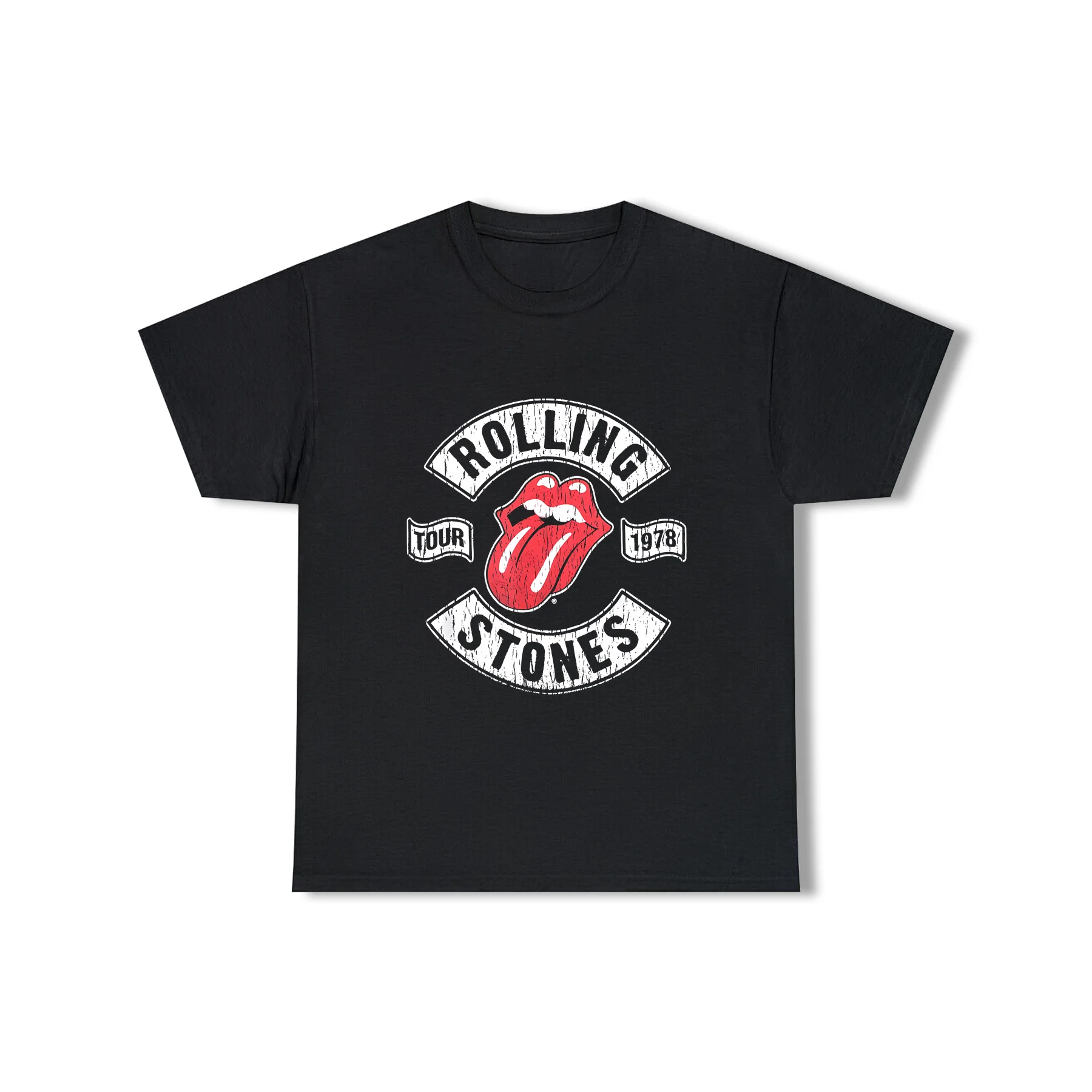 

Amazing Tees Girls T Shirt Lady Casual Oversized The Rolling Stones Tour 1978 T-shirt Women T-shirts Graphic Streetwear S-3XL