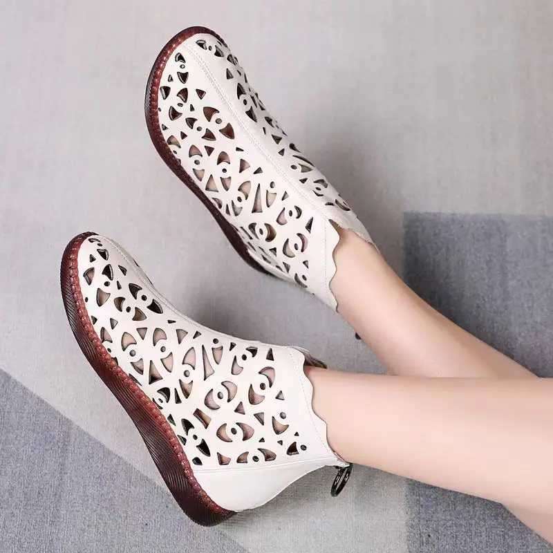 Plus Size 2022 Spring Summer Sandals Breathable Hole Boots Flat Soft Non-slip Comfortable Sandalias De Mujer
Plus Size 2022 Spring Summer Sandals Breathable Hole Boots Flat Soft Non-slip Comfortable Sandalias De Mujer