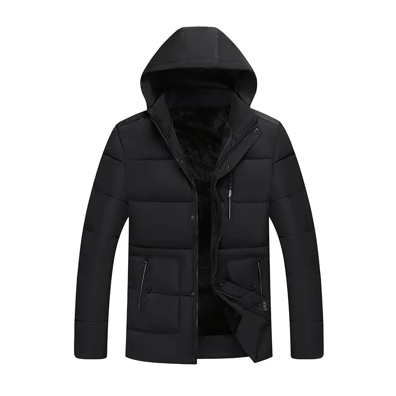 Fashion Winter Clothing Mens Cotton Long Hooded Jacket Thick Warm Windproof Male Coat Oversized Long Parka Men Black Overcoat
Fashion Winter Clothing Mens Cotton Long Hooded Jacket Thick Warm Windproof Male Coat Oversized Long Parka Men Black Overcoat