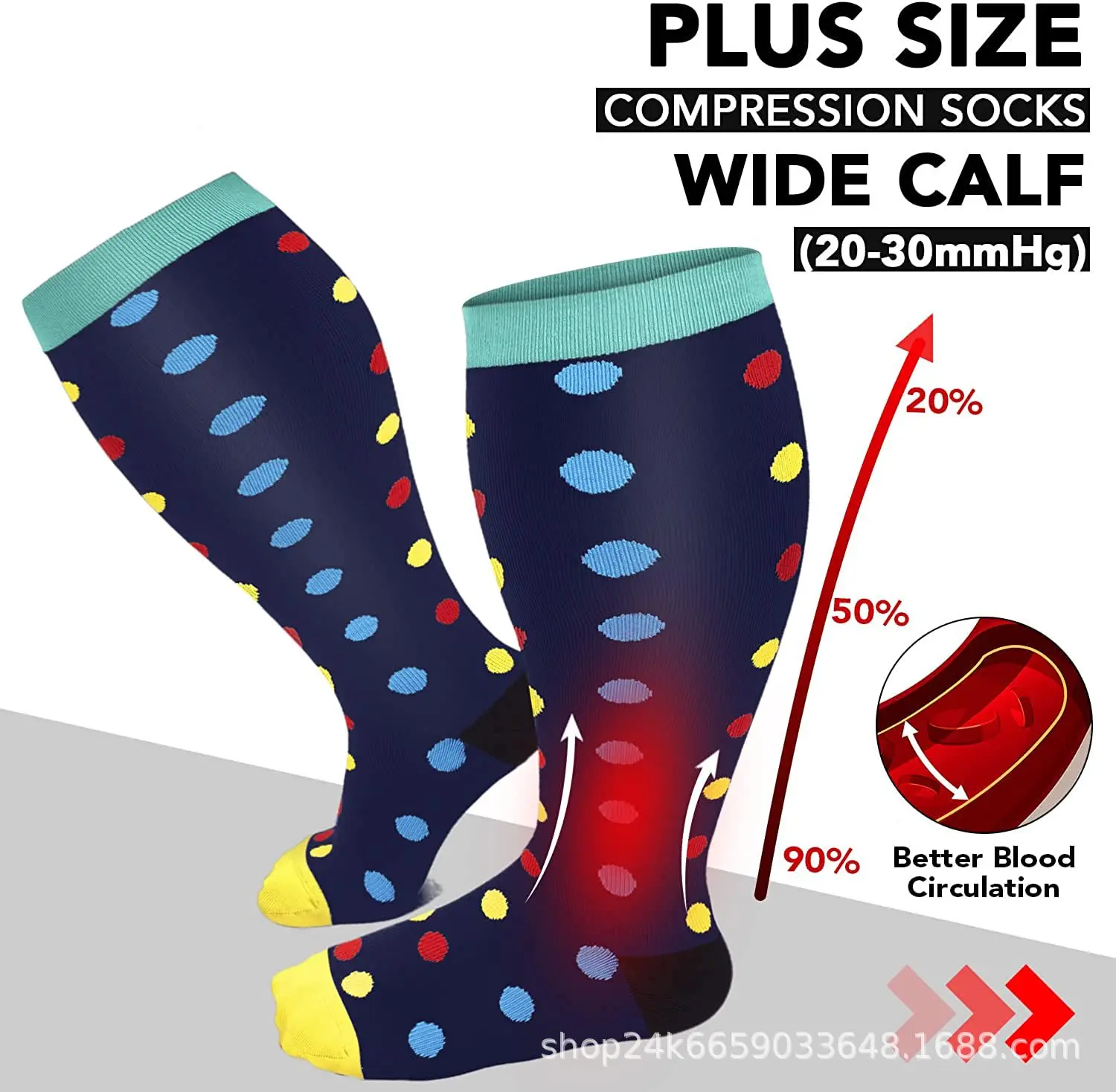 Compression Stocking Women Men Varicose Veins 20-30 MmHg Anti Fatigue Pain Relief Nurse Sportrs Socks Travel Stocking Plus Size
Compression Stocking Women Men Varicose Veins 20-30 MmHg Anti Fatigue Pain Relief Nurse Sportrs Socks Travel Stocking Plus Size