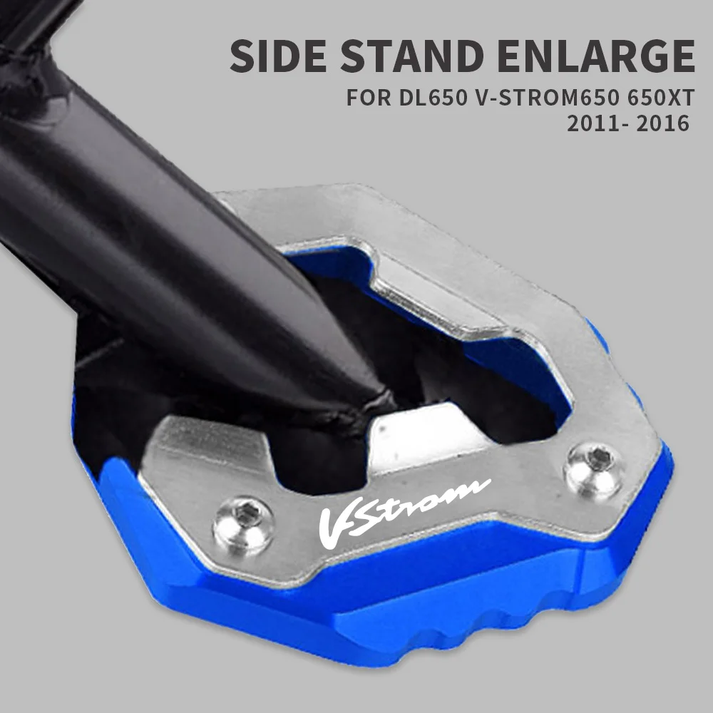 For SUZUKI V-STROM 650 VSTROM 650/XT DL650 2004-2022 2021 Motorcycle CNC Kickstand Foot Side Stand Extension Pad Support Plate
For SUZUKI V-STROM 650 VSTROM 650/XT DL650 2004-2022 2021 Motorcycle CNC Kickstand Foot Side Stand Extension Pad Support Plate