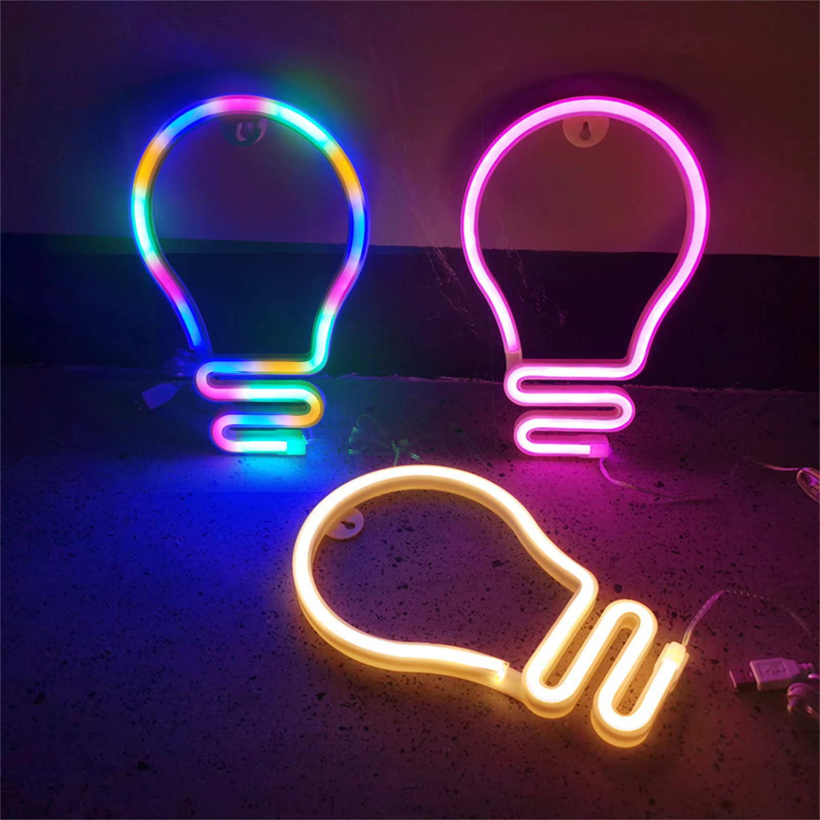 Bulb Shaped Neon Light LED Neon Decorative Light Wall Lamp Indoor Decor for Home Bedroom Living Room Wedding Birthday Party
Bulb Shaped Neon Light LED Neon Decorative Light Wall Lamp Indoor Decor for Home Bedroom Living Room Wedding Birthday Party