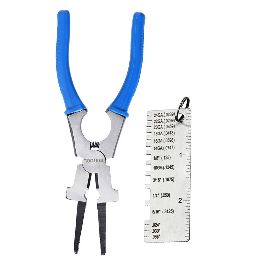 Multipurpose Welding Plier Flat Mouth Plier Welding Tools Gauge For MIG Welding Scraping Weld-spatter Hand Tools
Multipurpose Welding Plier Flat Mouth Plier Welding Tools Gauge For MIG Welding Scraping Weld-spatter Hand Tools
