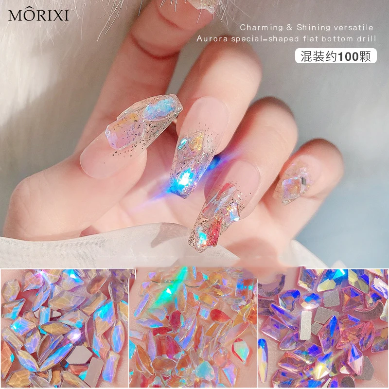 100pcs/bag nail art rhinestones super flash flat back AB stones aurora ice cystal mixing shape flat bottom drill HZ010
100pcs/bag nail art rhinestones super flash flat back AB stones aurora ice cystal mixing shape flat bottom drill HZ010
