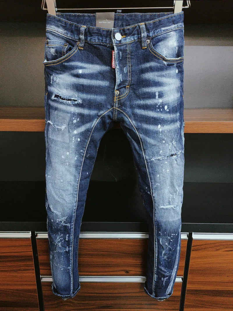 Новые мужские/женские джинсы DSQUARED2, модные облегающие сшитые трехмерные вставки с отверстиями, эластичные ножки A388
Новые мужские/женские джинсы DSQUARED2, модные облегающие сшитые трехмерные вставки с отверстиями, эластичные ножки A388