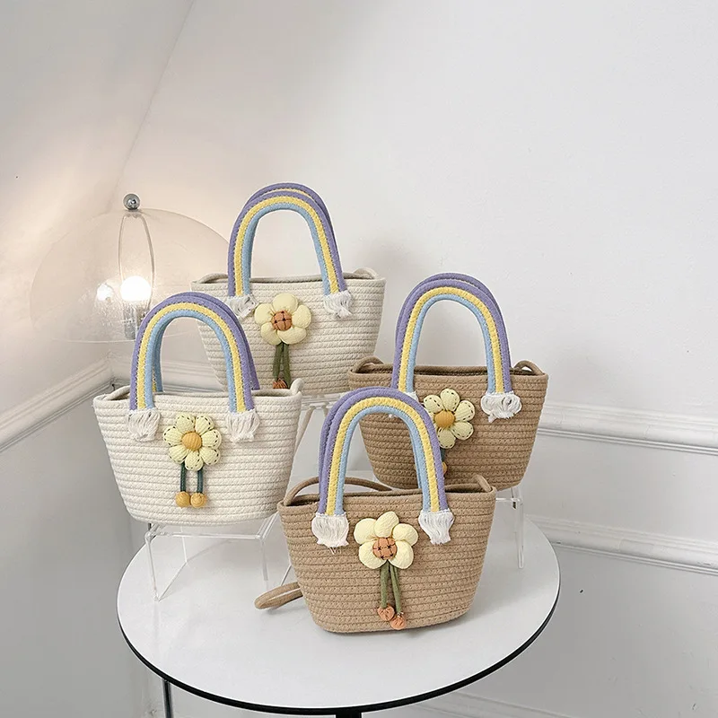 Cotton Rope Woven Women's Shoulder Bag Bohemian Small Crossbody Bags Knitted Summer Bucket Beach Bag Ins Chic Female Handbags
Cotton Rope Woven Women's Shoulder Bag Bohemian Small Crossbody Bags Knitted Summer Bucket Beach Bag Ins Chic Female Handbags