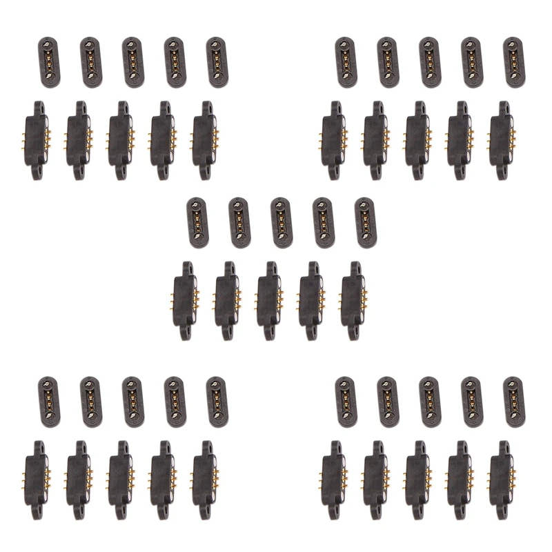 25 Pairs Spring Loaded Magnetic Pogo Pin Connector 3 Positions Magnets Pitch 2.3MM Through Holes Male Female Probe
25 Pairs Spring Loaded Magnetic Pogo Pin Connector 3 Positions Magnets Pitch 2.3MM Through Holes Male Female Probe