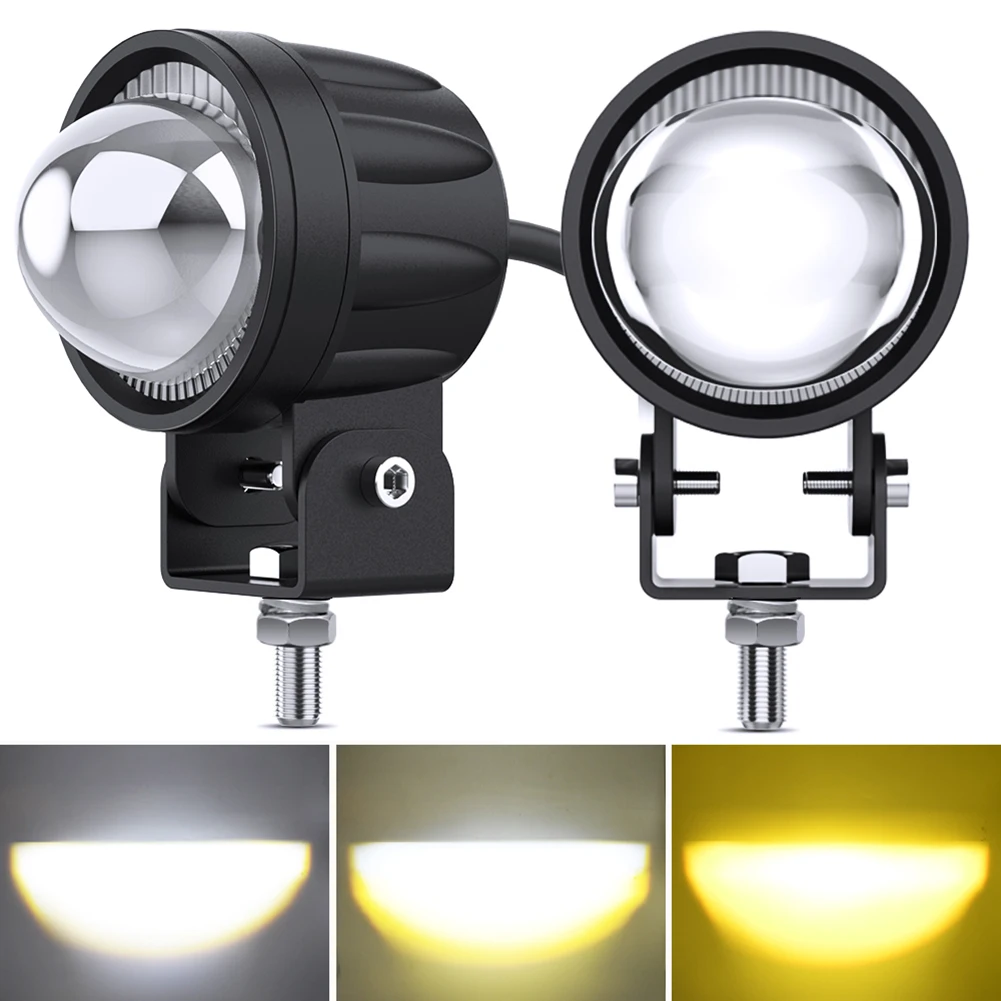 1/2Pcs 6LED Motorcycle Work Light External Spotlight Auxiliary Lamp Projector Lens 6000K White 3000K Amber Waterproof Headlight
1/2Pcs 6LED Motorcycle Work Light External Spotlight Auxiliary Lamp Projector Lens 6000K White 3000K Amber Waterproof Headlight