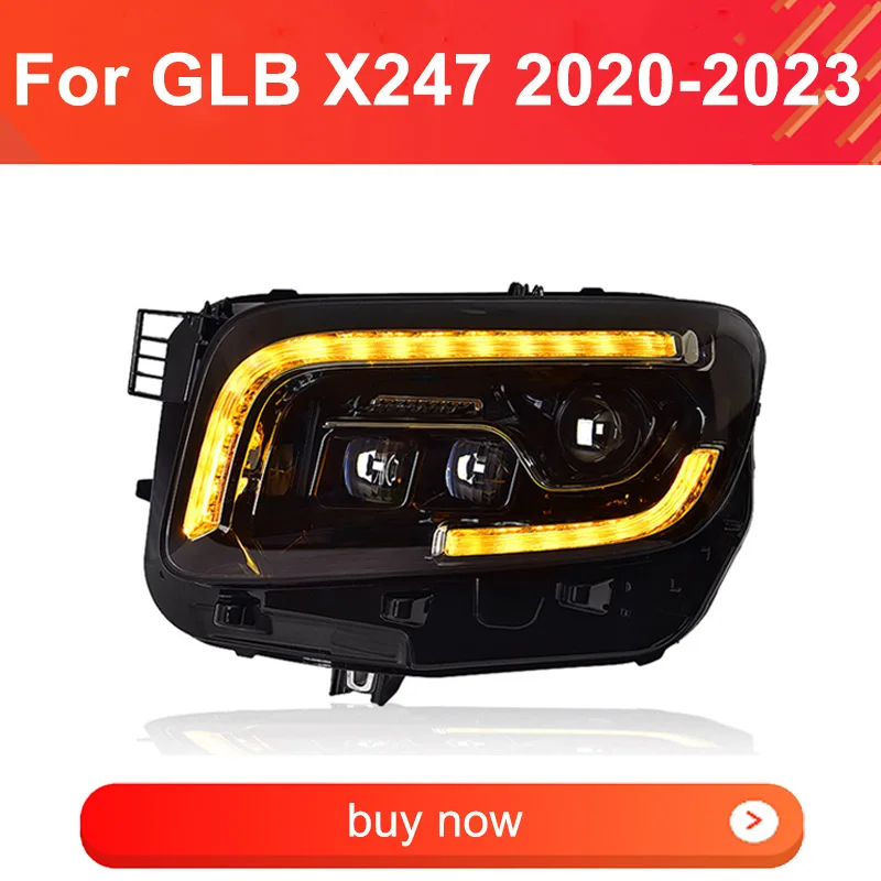 1Pair LED Headlight for Benz GLB X247 2020-2023 Headlights Plug and Play LED DRL Dynamic Turning Projector Front Head Lights
1Pair LED Headlight for Benz GLB X247 2020-2023 Headlights Plug and Play LED DRL Dynamic Turning Projector Front Head Lights