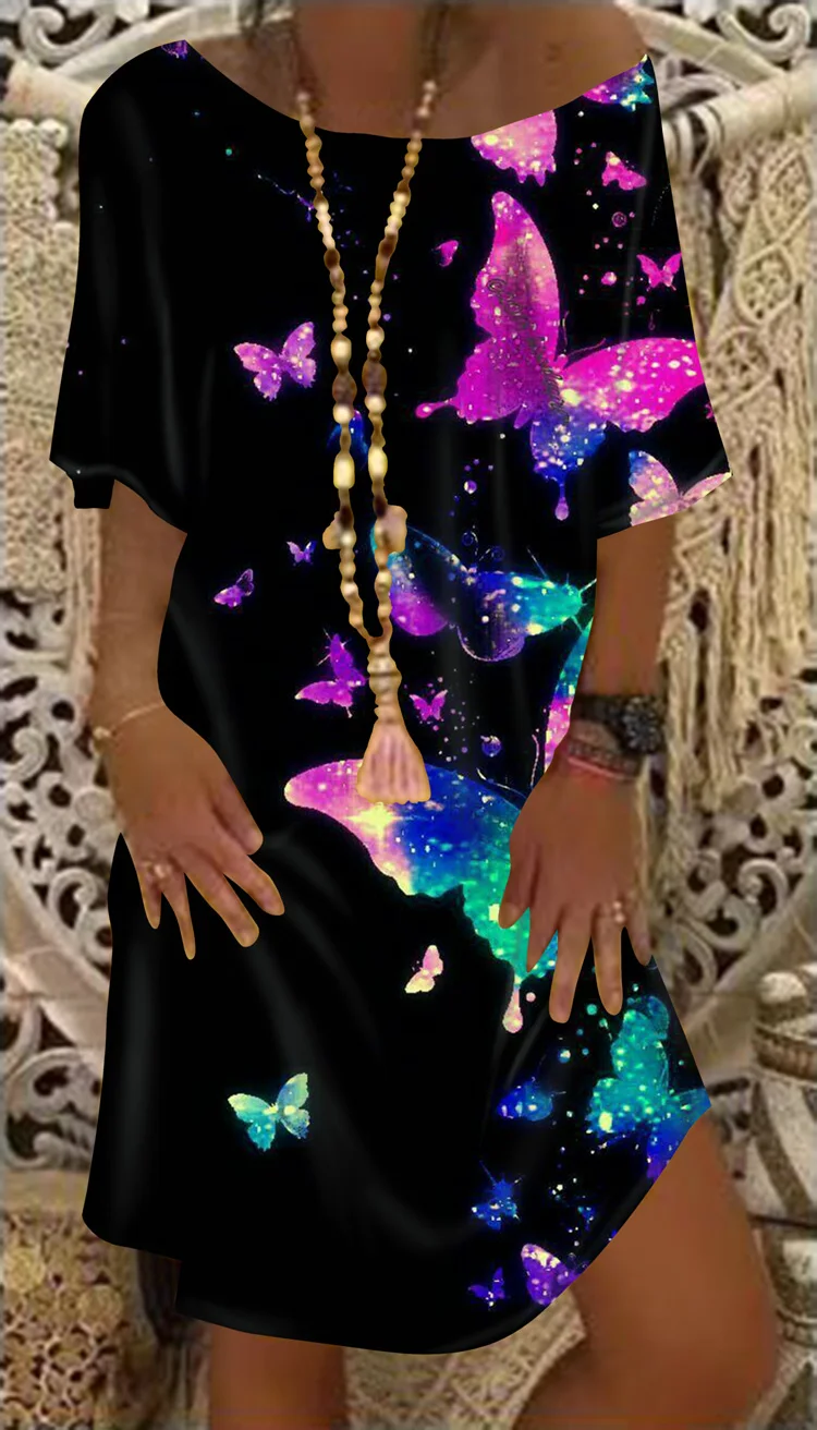 Summer Ladies Loose Spring Sexy Garden Collar Off Shoulder Dress Large Print Sexy Summer Boho Casual Party Elegant Dress
Summer Ladies Loose Spring Sexy Garden Collar Off Shoulder Dress Large Print Sexy Summer Boho Casual Party Elegant Dress