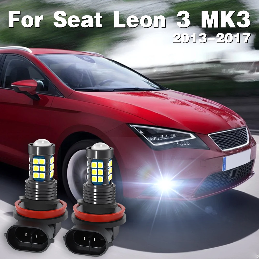 Светодиодный передний противотуманный фонарь автомобиля для Seat Leon 3 MK3 2013 2014 2015 2016 2017, аксессуары
Светодиодный передний противотуманный фонарь автомобиля для Seat Leon 3 MK3 2013 2014 2015 2016 2017, аксессуары
