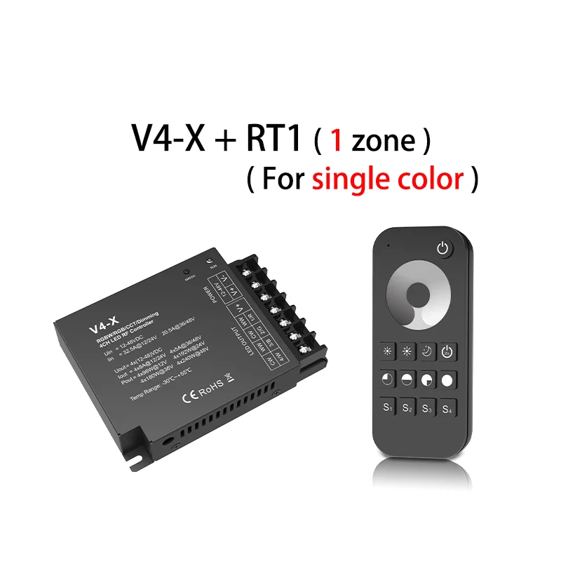 RGB-контроллер V4-X 4 канала
RGB-контроллер V4-X 4 канала