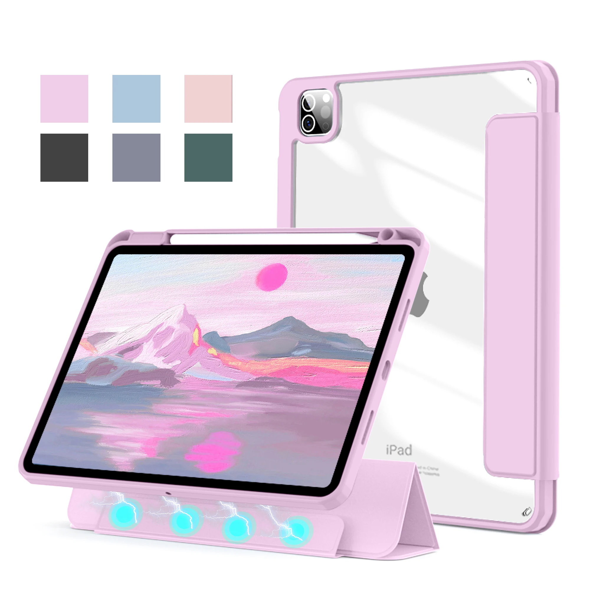 For iPad Case air 2 for iPad Case 5th 6th 7th 8th 9th 10th Generation Case Air 4th Mini 6 Cover Pro 11 12.9 with Pencil Holder
For iPad Case air 2 for iPad Case 5th 6th 7th 8th 9th 10th Generation Case Air 4th Mini 6 Cover Pro 11 12.9 with Pencil Holder