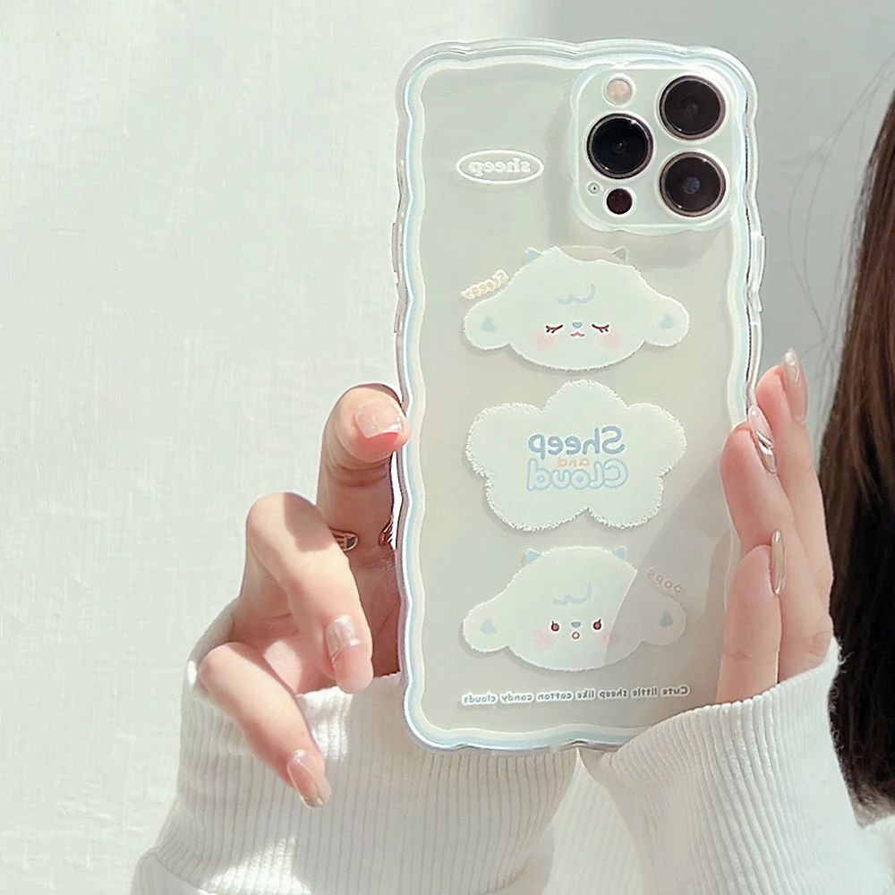 Cloud Lamb Transparent TPU Lens Protect Phone Case For iPhone 13 Pro Max 12 11 Xr Xs Max X 7 8 Plus Case Cute Back Cover Funda
Cloud Lamb Transparent TPU Lens Protect Phone Case For iPhone 13 Pro Max 12 11 Xr Xs Max X 7 8 Plus Case Cute Back Cover Funda
