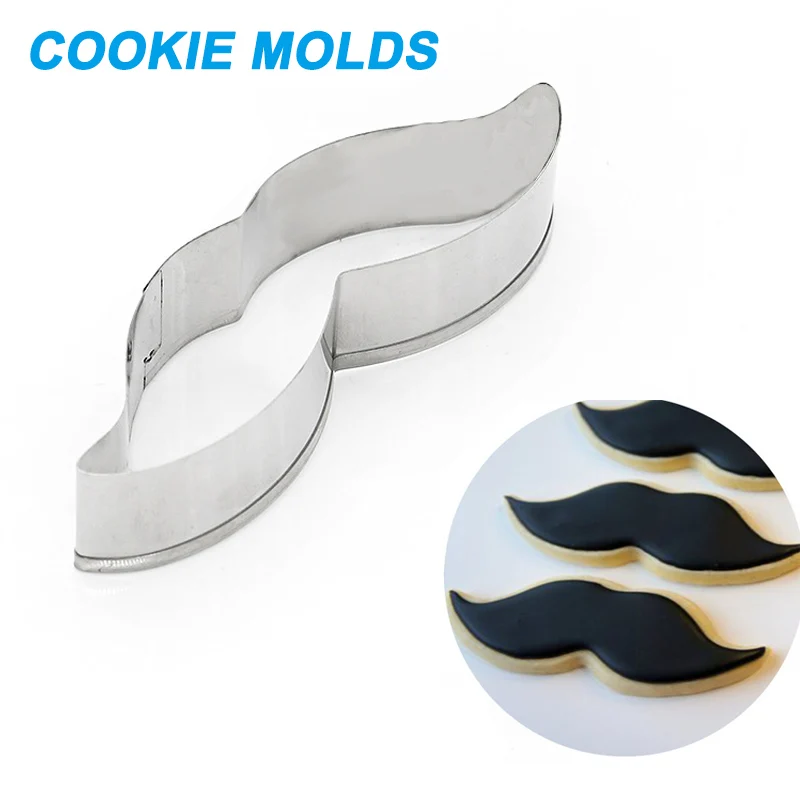 Stainless Steel Cookie Mould Beard Shaped Pastry Biscuit Baking Tool Mold Cookie Mould Accessories Convenient
Stainless Steel Cookie Mould Beard Shaped Pastry Biscuit Baking Tool Mold Cookie Mould Accessories Convenient