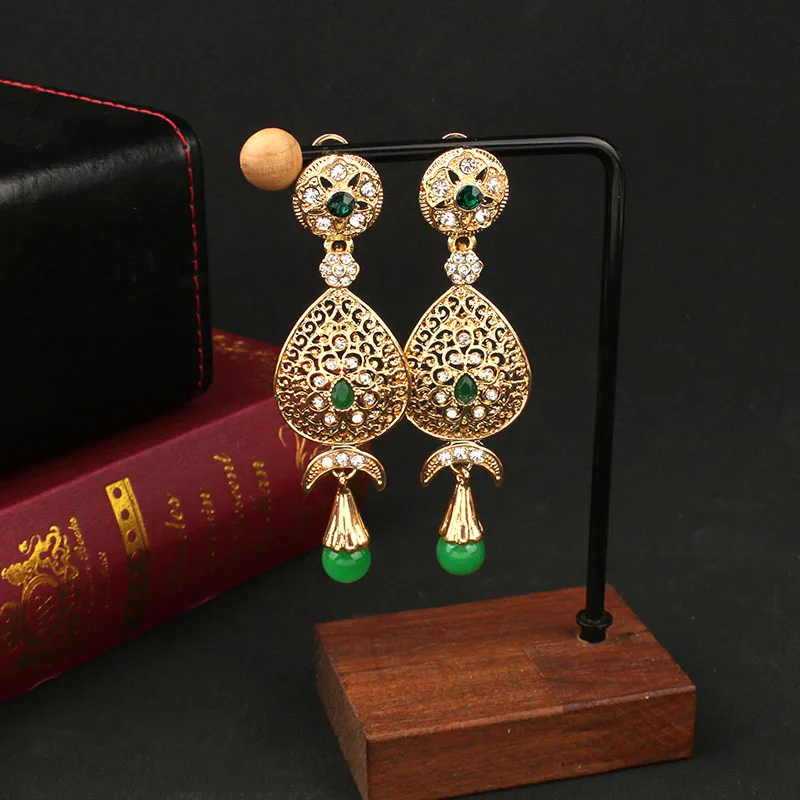 New Chic Moroccan Women Earrings Long Drop Earrings Dangling Beads Arabic Wedding Jewelry Bridal Gifts Cute Women's Fashion
New Chic Moroccan Women Earrings Long Drop Earrings Dangling Beads Arabic Wedding Jewelry Bridal Gifts Cute Women's Fashion