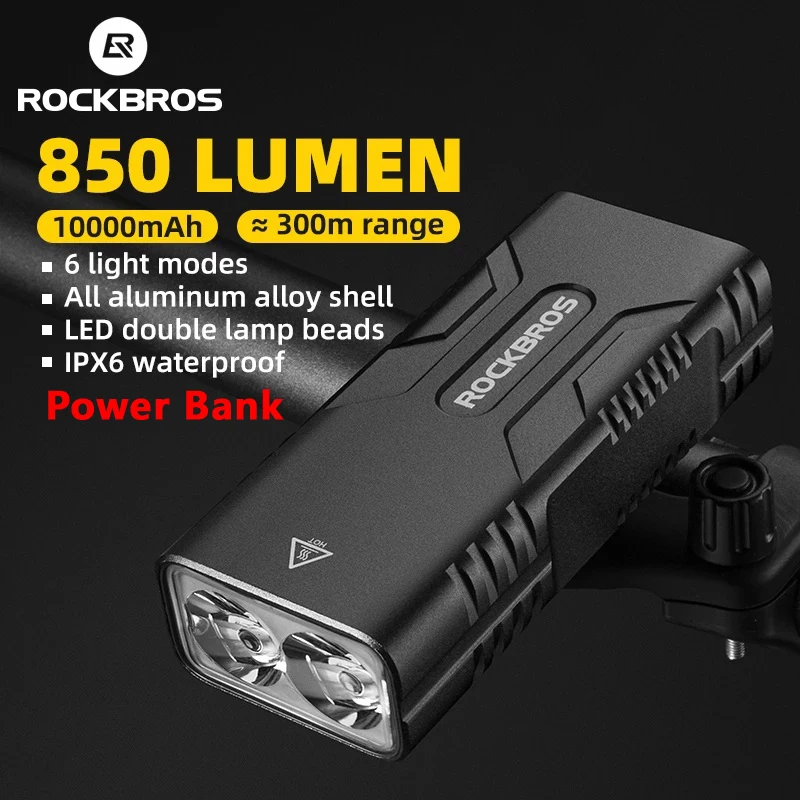 ROCKBROS USB Rechargeable Bicycle Light Waterproof Bike Front Lamp 2xT6 Led Cycling Flashlight For MTB Road Handlebar Headlight
ROCKBROS USB Rechargeable Bicycle Light Waterproof Bike Front Lamp 2xT6 Led Cycling Flashlight For MTB Road Handlebar Headlight