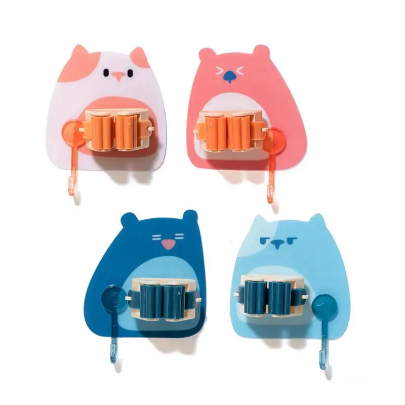 1/2 Pcs Storage Rack No Punch Mop Clip Home Plastic Wall Mount Cute Cartoon Strong Seamless Mop Chuck Multi-Purpose Hooks
1/2 Pcs Storage Rack No Punch Mop Clip Home Plastic Wall Mount Cute Cartoon Strong Seamless Mop Chuck Multi-Purpose Hooks