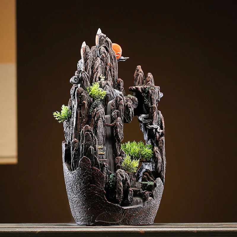Antique Backflow Incense Burner Smoke Waterfall Living Room Resin Incense Holder Aesthetic Alpine Fuente Buda Aroma Diffuser
Antique Backflow Incense Burner Smoke Waterfall Living Room Resin Incense Holder Aesthetic Alpine Fuente Buda Aroma Diffuser