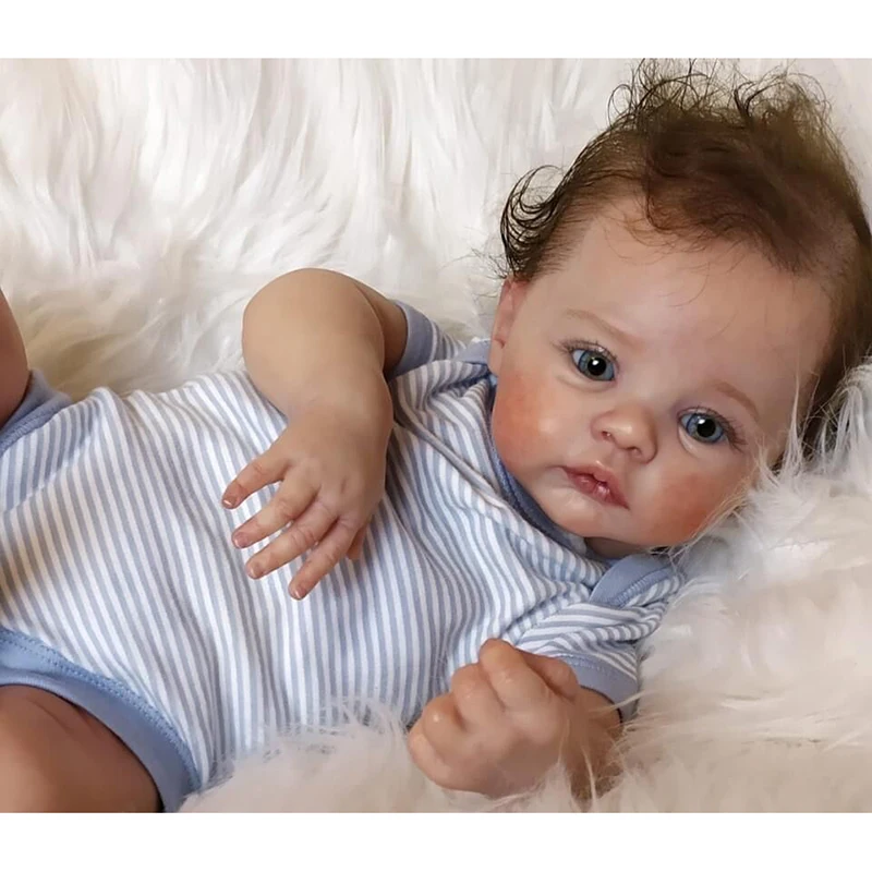 43 см полный винил Reborn Baby Girl реалистичная мягкая 3D кожа ручная роспись несколько слоев высокое качество художественная кукла подарок
43 см полный винил Reborn Baby Girl реалистичная мягкая 3D кожа ручная роспись несколько слоев высокое качество художественная кукла подарок