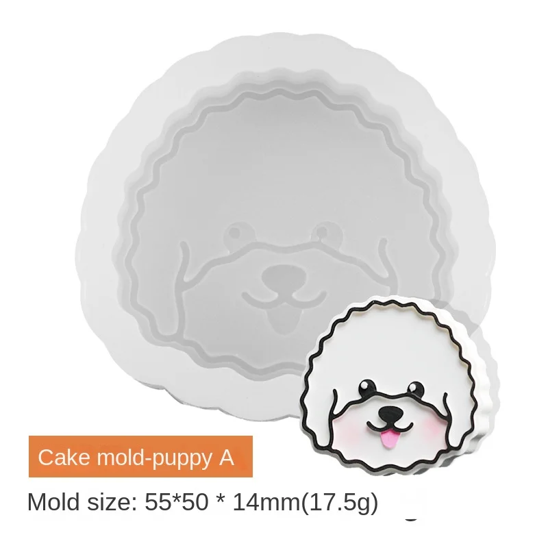 DIY Chocolate Silicone Baking Mold Puppy Shape Aromatherapy Gypsum Fondant Mold Cute Dog Head Handmade Pendant Making Tool
DIY Chocolate Silicone Baking Mold Puppy Shape Aromatherapy Gypsum Fondant Mold Cute Dog Head Handmade Pendant Making Tool