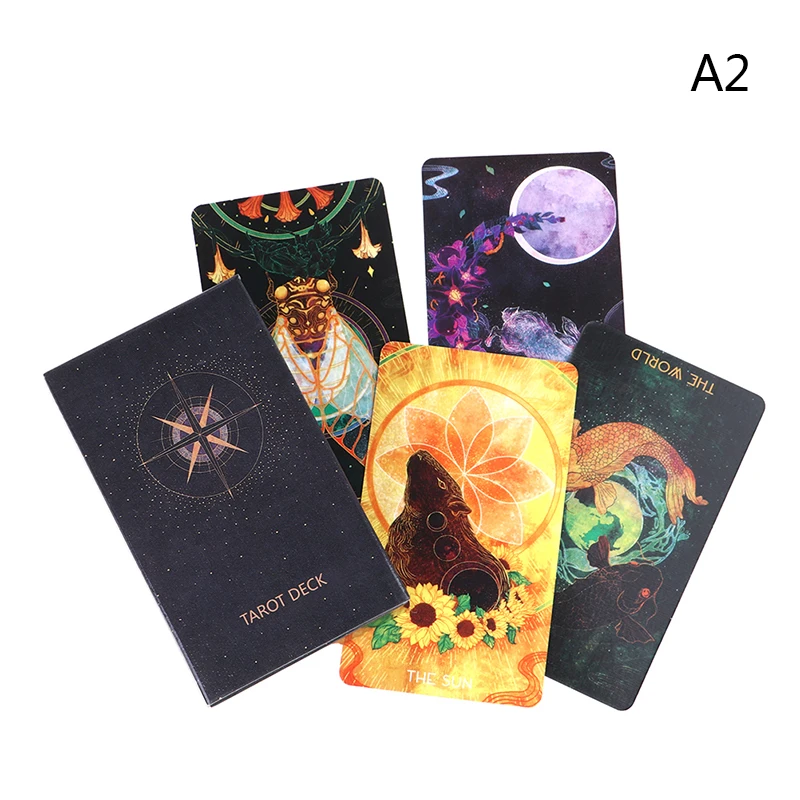 1Box Tarot Cards Board Games Cards Family Party Prophecy Divination Board Games Table Divination Fate Playing Cards 44-78 Pieces
1Box Tarot Cards Board Games Cards Family Party Prophecy Divination Board Games Table Divination Fate Playing Cards 44-78 Pieces