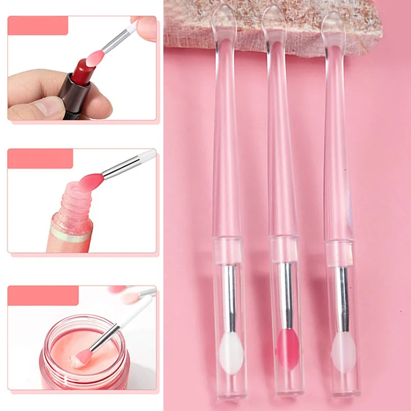 

Lipstick Applicator Makeup Tool Silicone Lip Brush Concealer Brush Lip Care Salon Supply Mask Blending Stick Beauty New