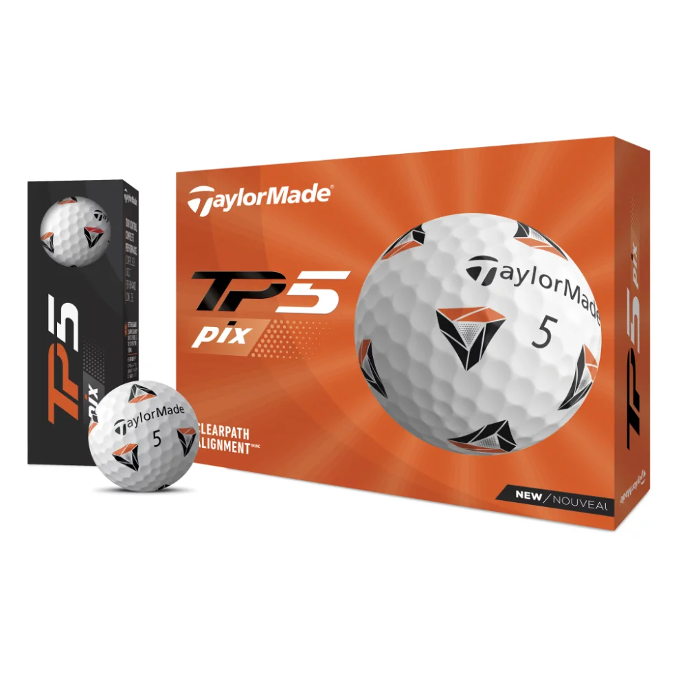 

TaylorMade 2021 TP5 Pix Golf Balls White golf balls