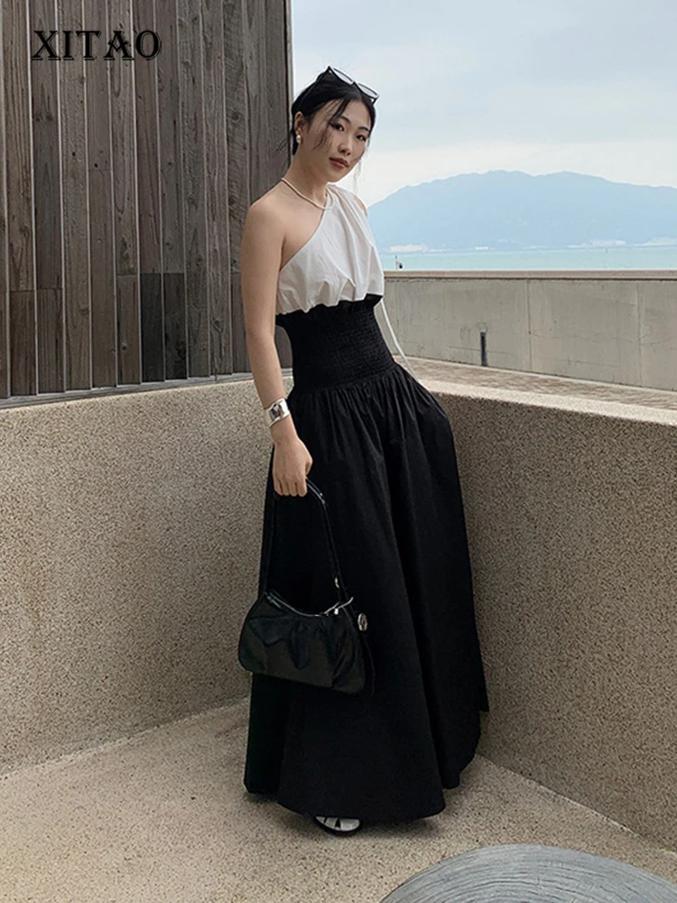 XITAO Off Shoulder Dress Fashion Drawstring Goddess Fan Casual Style Loose Elegant Patchwork Sexy 2023 Summer Dress WLD11640
XITAO Off Shoulder Dress Fashion Drawstring Goddess Fan Casual Style Loose Elegant Patchwork Sexy 2023 Summer Dress WLD11640