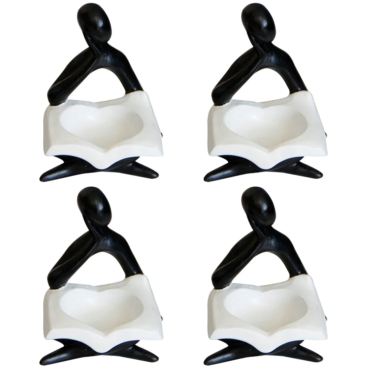 4x Posture Resin Thinker Tabletop Abstract Figure Modern Votive Stand Holder Tealight Stand
4x Posture Resin Thinker Tabletop Abstract Figure Modern Votive Stand Holder Tealight Stand