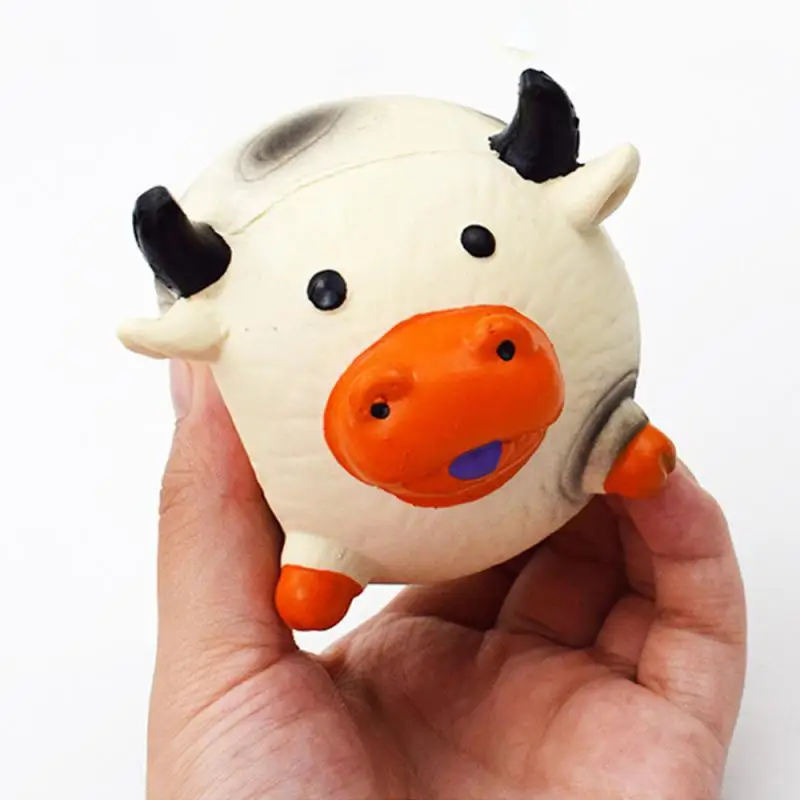 

Pet Interactive Toy For Dog Cat Screaming Rubber Chicken Pig Cow Toy For Dogs Latex Squeak Squeaker Chew Training Pet Products