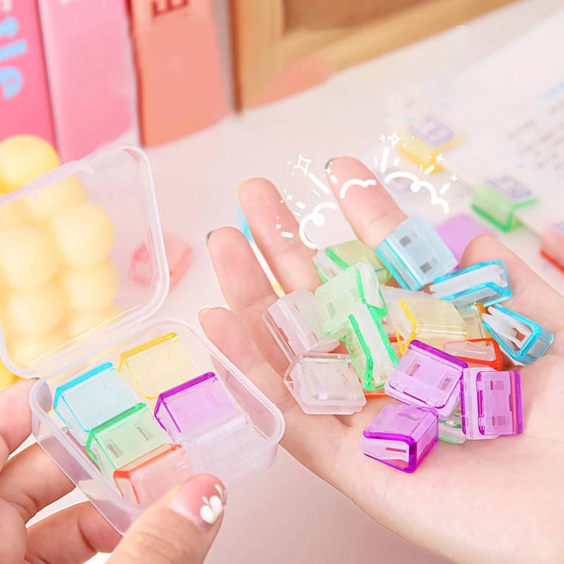 5Pcs Staples Paper Clips Mini Colored Paper Clips Clear Metal File Bookmarks Index Page Folder Clip Office School Push Folder
5Pcs Staples Paper Clips Mini Colored Paper Clips Clear Metal File Bookmarks Index Page Folder Clip Office School Push Folder