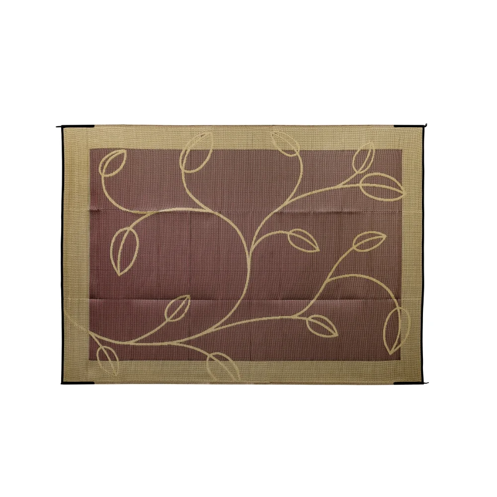 42855 9' X 12' Reversible RV Outdoor Mat, Brown / Tan Leaf Camping Equipment Picnic Blanket Picnic Blanket
42855 9' X 12' Reversible RV Outdoor Mat, Brown / Tan Leaf Camping Equipment Picnic Blanket Picnic Blanket